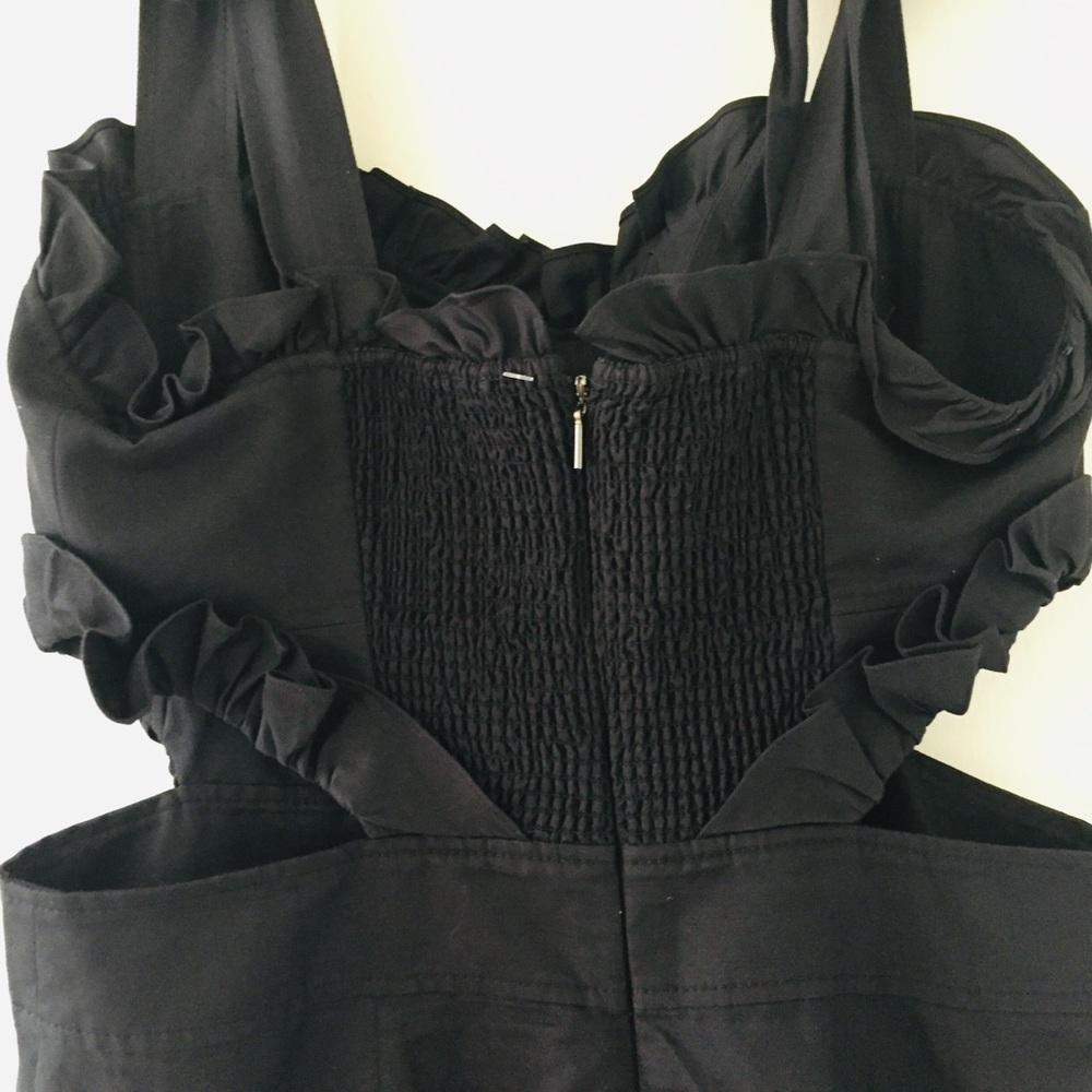 Rebecca Taylor Corset Style & Side Cut Out Mini Dress - Picture 10 of 11
